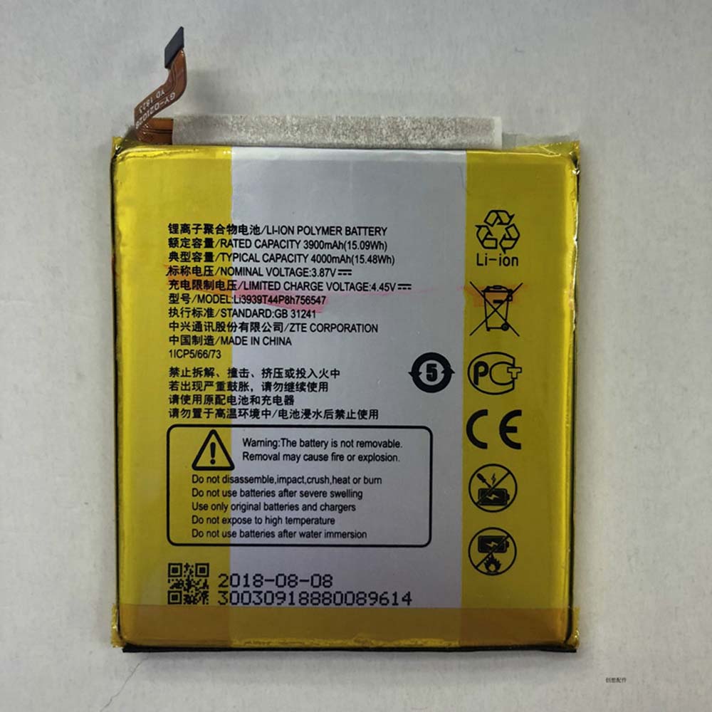 Batería para ZTE S2003-2-zte-Li3939T44P8h756547